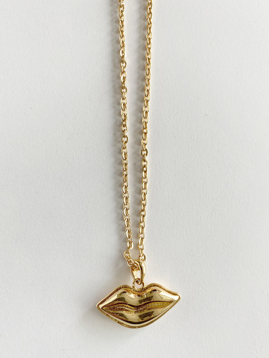 My Lip Necklace (Gold)