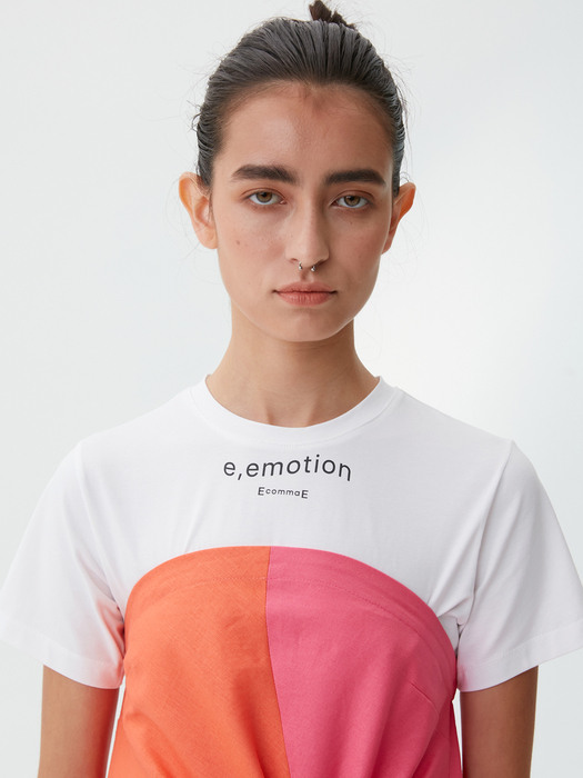 e,emotion T-SHIRT (WHITE)