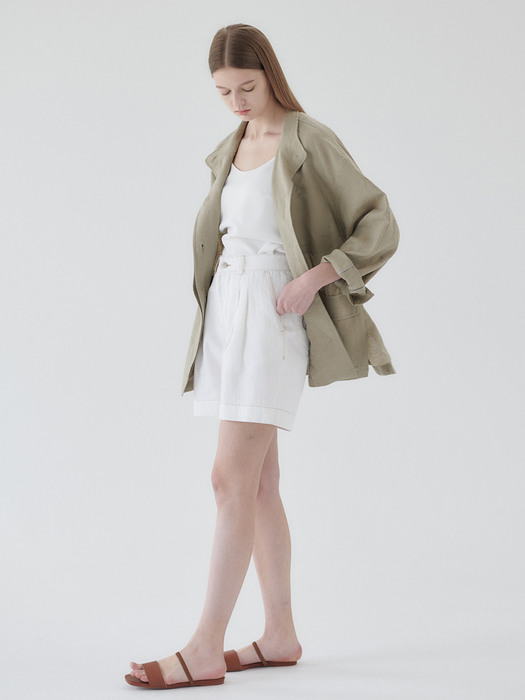 21N linen field jacket [K/BE]