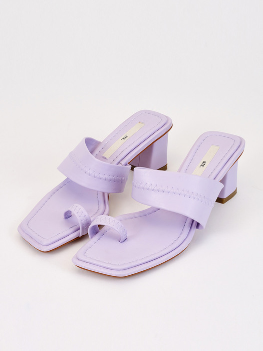 Stitch Sandal Heel (Purple)