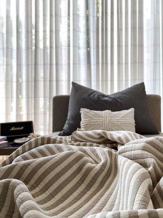 triple cotton comforter(stripe)