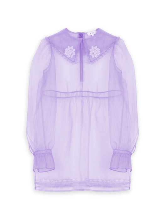 Studio Mirror Organza Dress Purple WBAFOP001VI