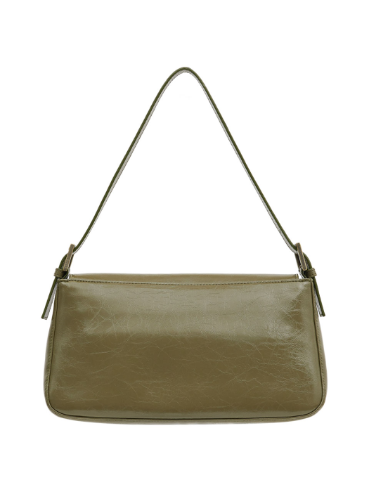 Wrinkle Leather Luke Bag in Dusty olive VX1AG301-EW