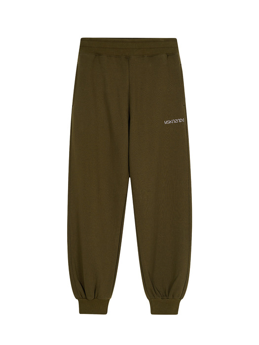 MSKN2ND LOGO SWEATPANTS  KHAKI