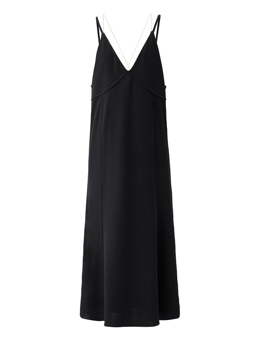 [단독기획] Jersey back point layered dress - 2color