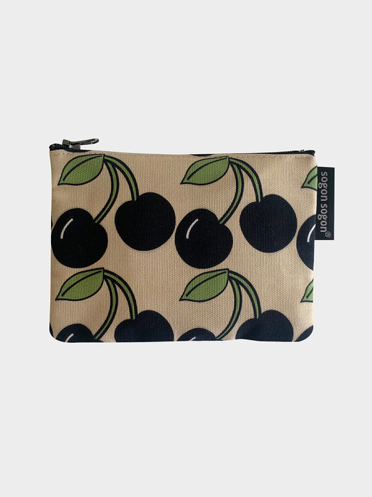 CHERRY BEIGE POUCH S