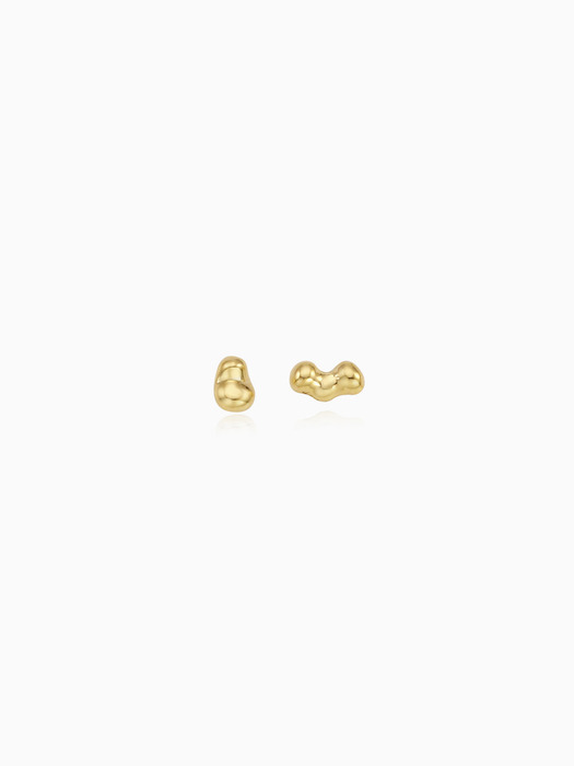 [Silver] Sand grain earrings e063