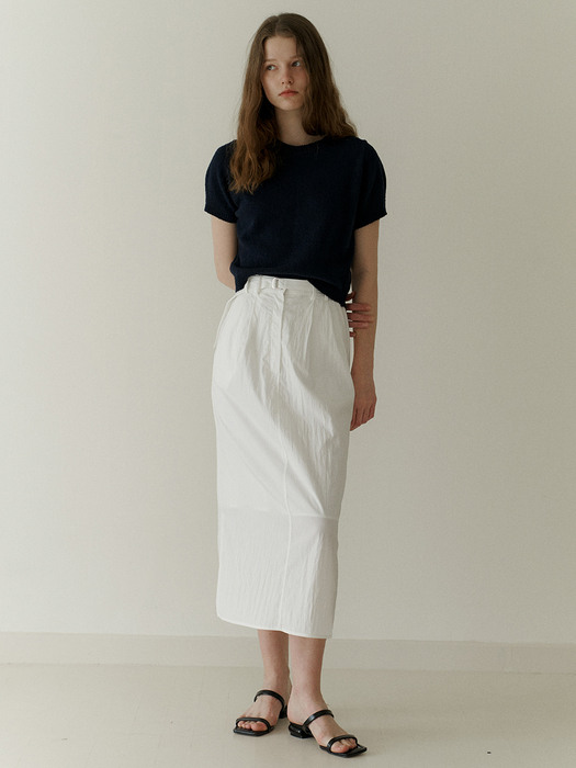 3.64 Belt skirt (White)