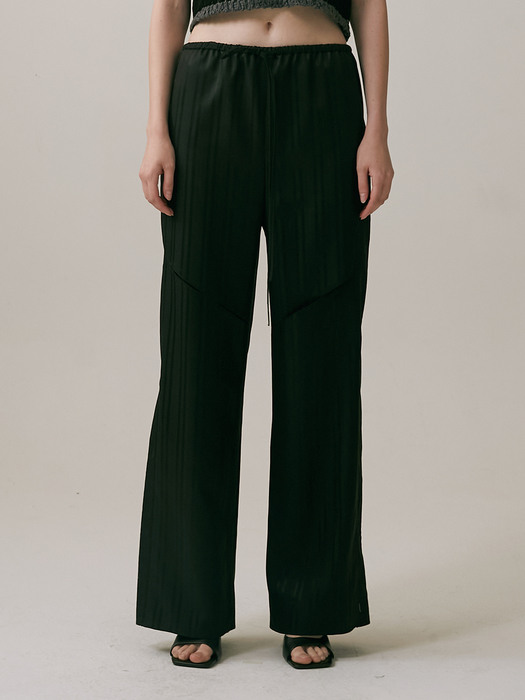 22SS_Slit Detail Trousers (Black Stripe) Limited Edition