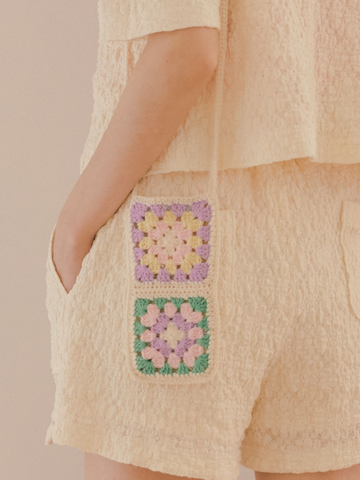 Handmade Crochet Mini Bag_Ivory VC2236BG030M