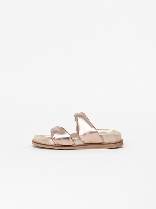 Ceylon Soft Footbed Slides in Dusty Coral