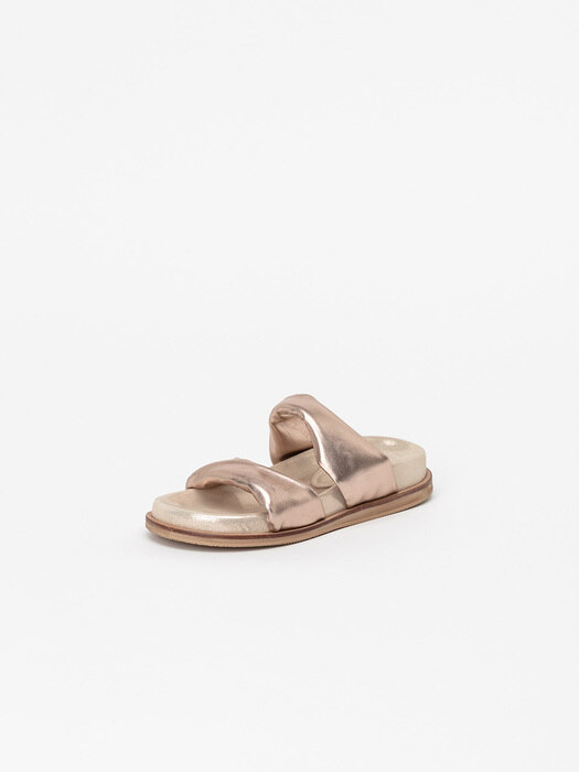 Ceylon Soft Footbed Slides in Dusty Coral
