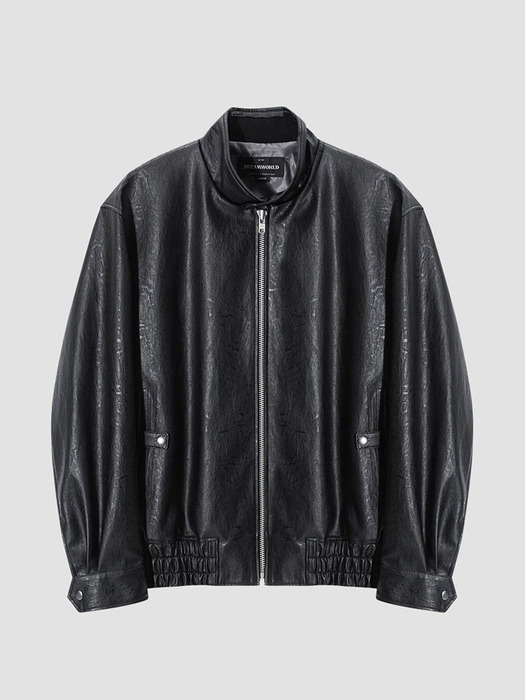 OVER-FIT STAND COLLAR BLOUSON