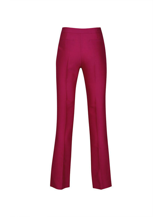 WOOL-BLEND TAILORED TROUSERS (PINK)