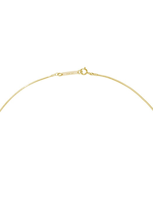 [925 silver] Un.silver.156 / bondir necklace (2 type)(gold)