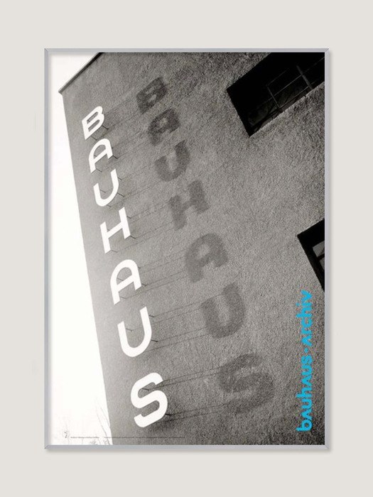 바우하우스 Bauhaus Schriftzug 59.4 x 84.1 cm