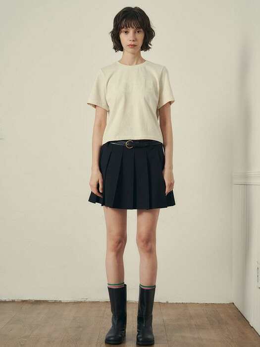 A3445 Pigment crop T-shirt_Off white