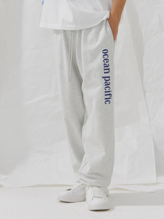 OCEAN CITY SWEAT PANTS [LIGHT GRAY]