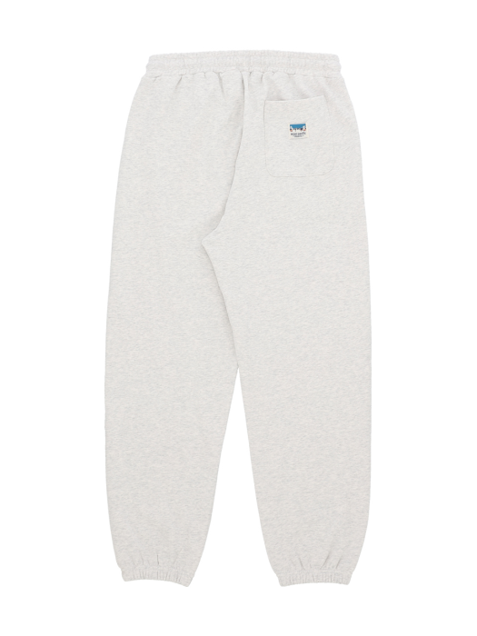 OCEAN CITY SWEAT PANTS [LIGHT GRAY]