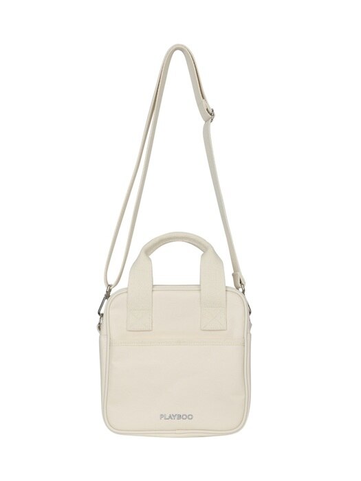 ESTHER BUNNY CANVAS TOTE BAG_Ivory