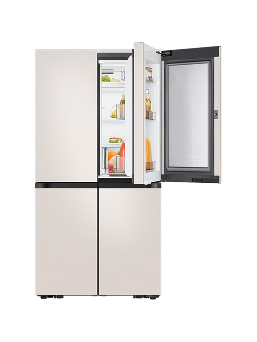 공식인증점 삼성 비스포크 1등급 870L 4도어 냉장고 푸드쇼케이스 RF84C926A4E 매트크리미베이지
