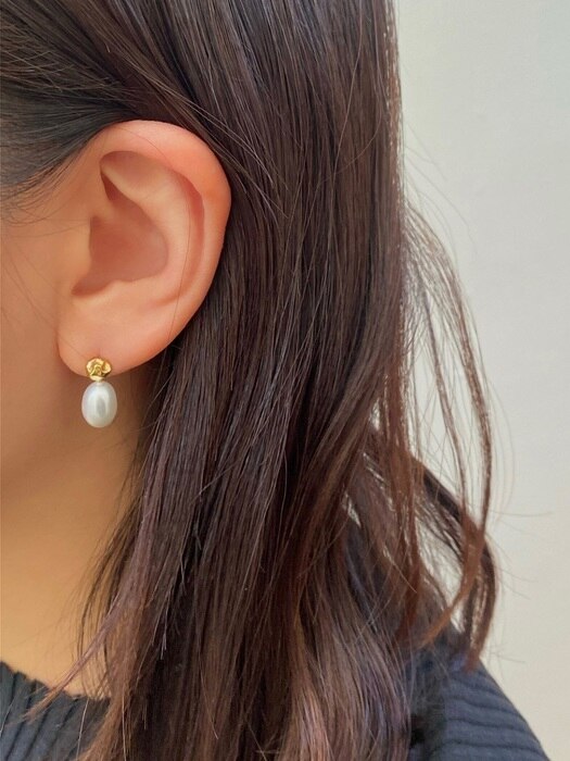 [SILVER925] Monet Pearl earrings