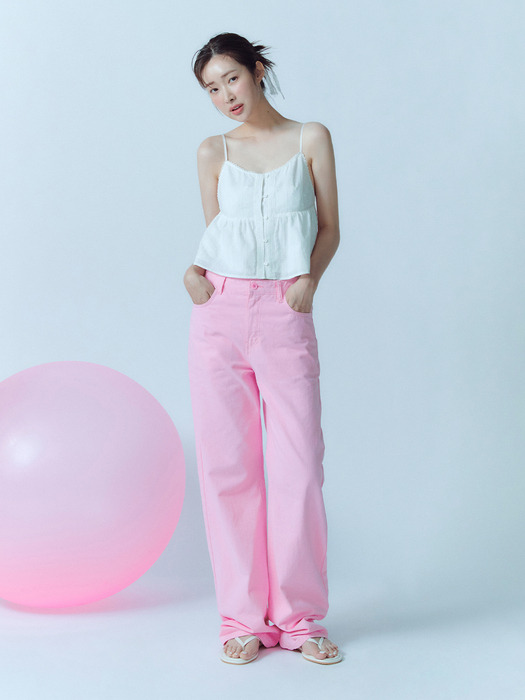 [단독] 23SU DUNE DENIM PANTS [PINK]