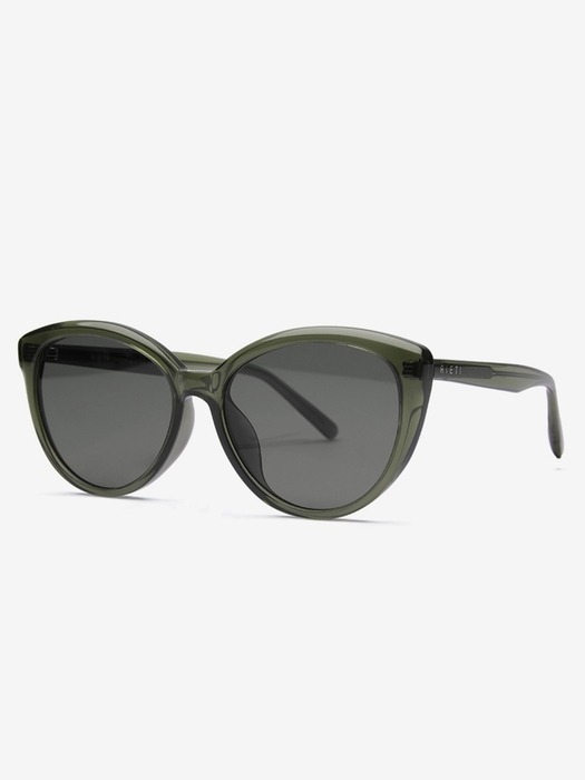 LUKA RT 4034 C2 Khaki round cateyes sunglasses