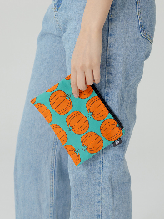 cotton pouch_ pumpkin