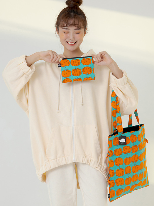 cotton pouch_ pumpkin