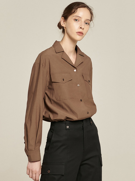 Standard Open Collar Shirts_2color