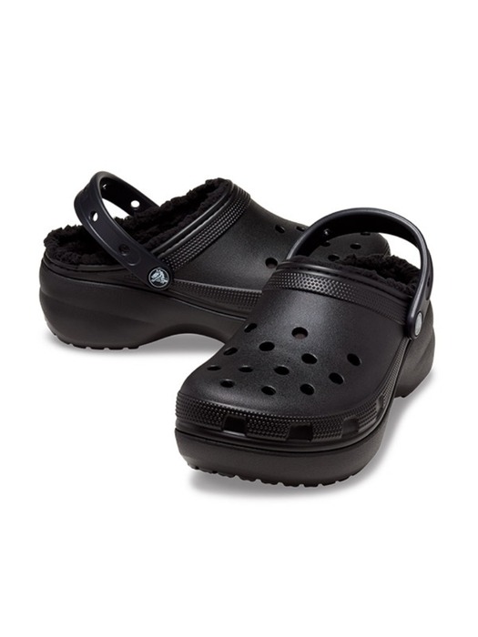 [WOMEN] 여성 CLASSIC PLATFORM LINED CLOG W BLACK (23FWCL207938)