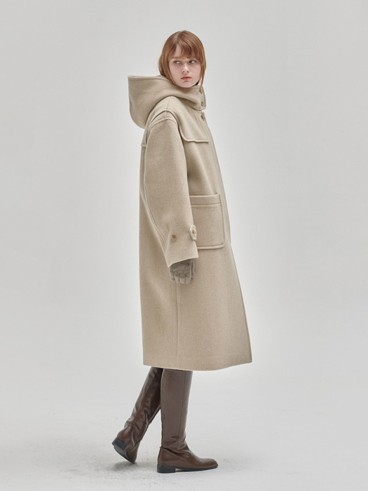 School-look hoody coat [B/HB]