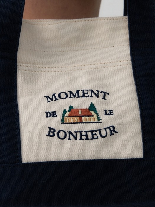 bonheur canvas bag - navy (S)