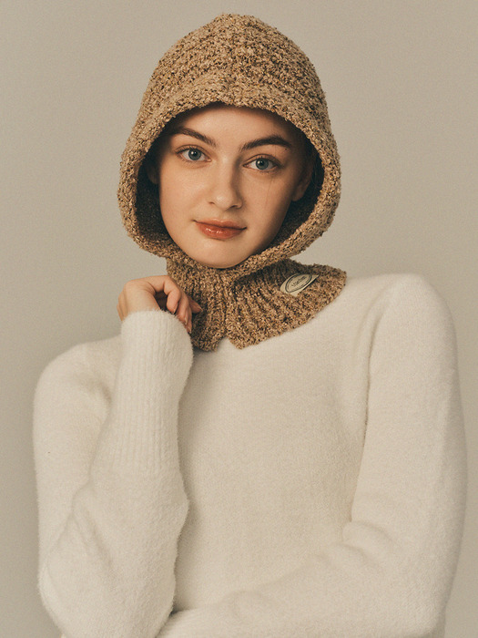 Fuzzy knit balaclava_6color