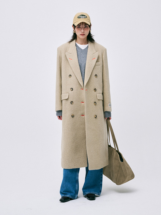 ALPACA OVERSIZED MAXI COAT DOUBLE_OATMEAL