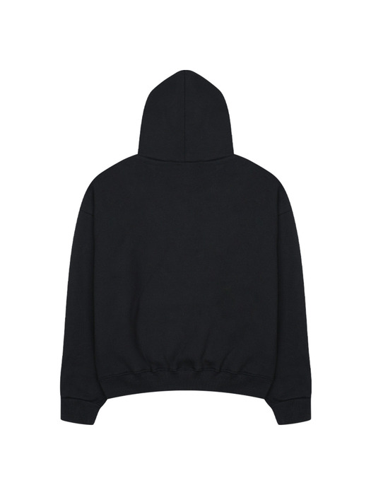 YK TEAM LOGO HOOD-BLACK