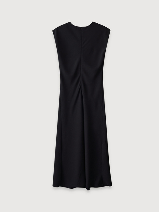 oblique maxi dress_black