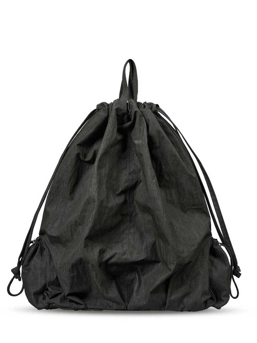 Rustling string backpack [Charcoal]