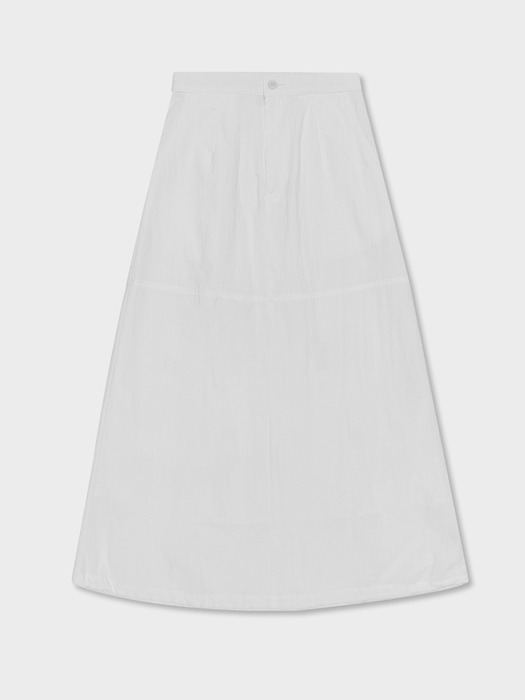 Nylon String Skirt IVORY