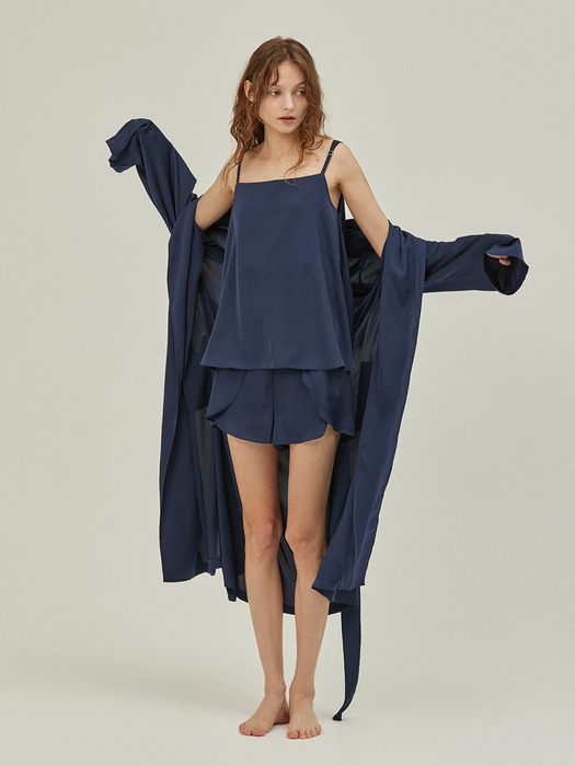 CLASSIC LONG ROBE_royal navy (women)