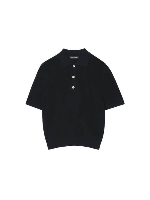 아워레가시 남성 레귤러 핏 폴로 반팔 티셔츠 블랙 M2243TS