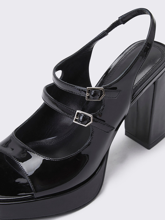 Strap platform sandal(black)_DG2AM24038BLK