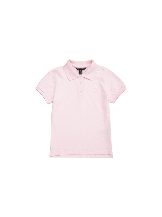 BB_[키즈][여아] 코튼 피케 폴로 셔츠 (핑크) (BBNTKG5566CES)
