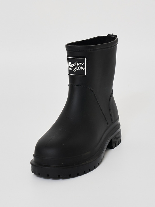 레인부츠 RE-RAIN BOOTS BLACK
