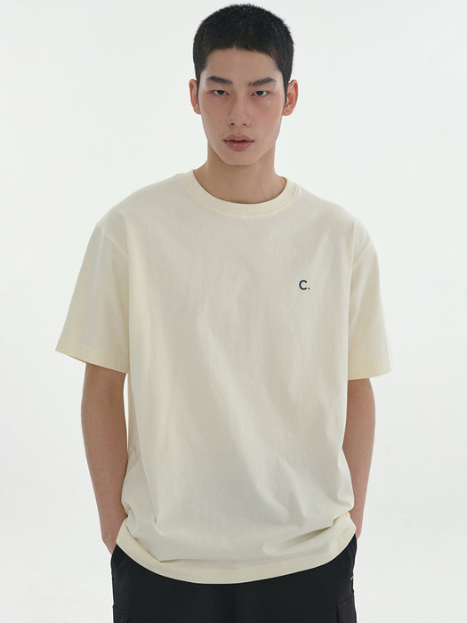 [Clove]★24SS★韓国大人気 ★Swim Graphic T-Shirt 클로브][24SS Clove] Swim Graphic T-Shirt (Cream)