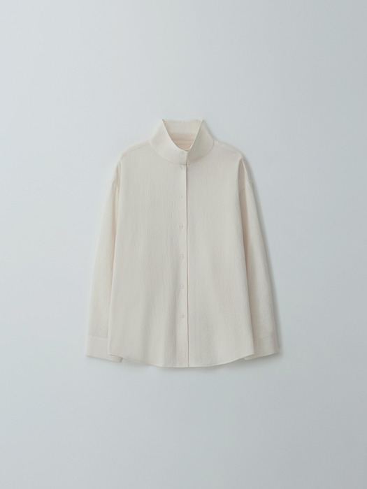 highneck shirt (ivory)