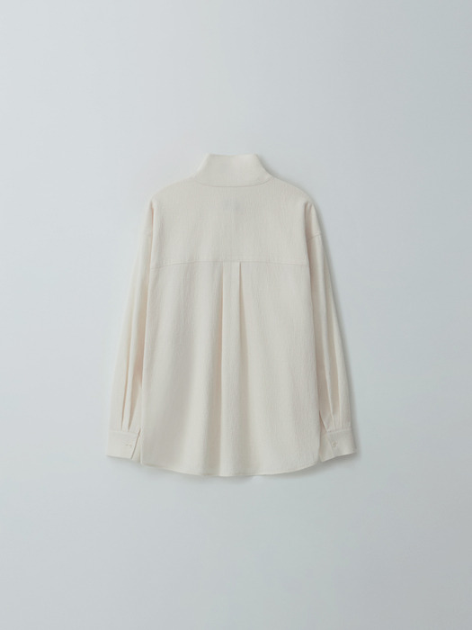 highneck shirt (ivory)