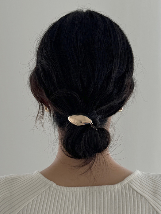 Pebble Initials Hair Band [Gold]