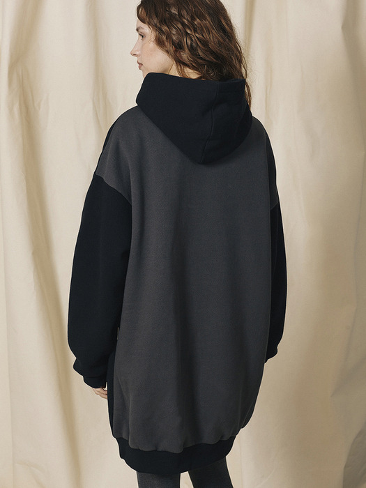 Soft Warm Hood Dress_Black